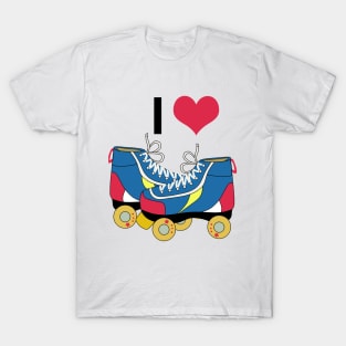 I heart Roller Skates T-Shirt